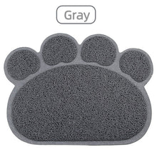 Load image into Gallery viewer, Mosodo pet feeding mat bone paw print double layer waterproof cat litter mat Multiple colors to choose pet mat cat toilet mat
