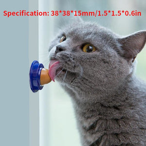 Healthy Cat Snacks Catnip Sugar Candy Licking Nutrition Gel Energy Ball Toy for Cats Kittens Increase Drinking Water Help Tool