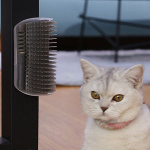 Cat corner hair rubbing device itch rubbing device cat scratch board fixed hair removal comb cat supplies